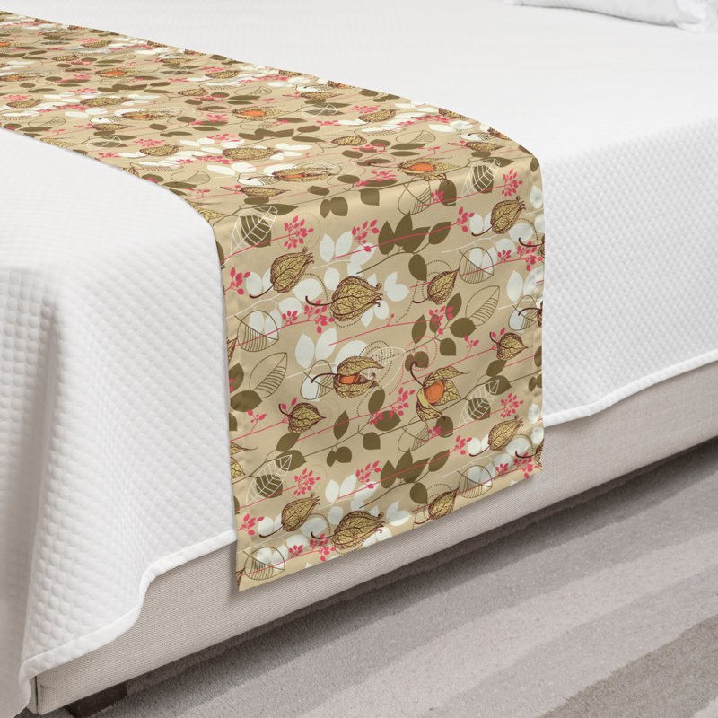 Chemin de lit en polyester, Simple