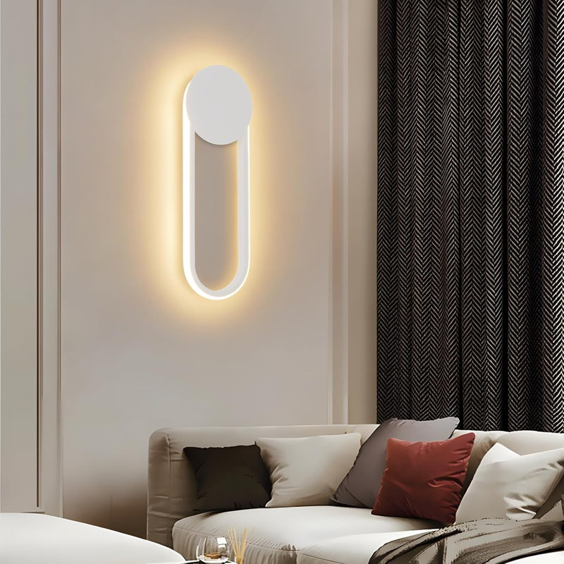 LED Flush Mounted Sconce, Gold