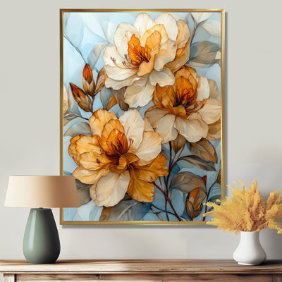 Le chemin des fleurs de rhododendrons II - Rhododendron grand art mural