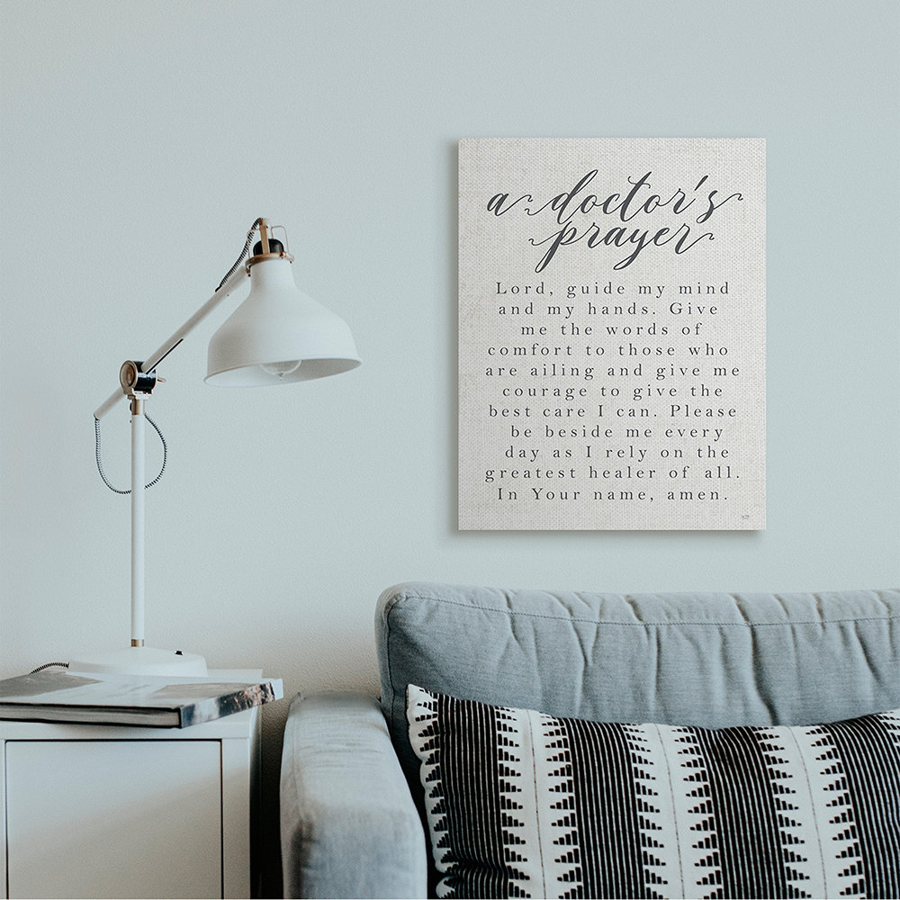 " A Doctor's Prayer Faith Based Office Motivation " Trinx