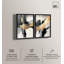 «Golden Thrust Duo Shadowbox Print Living Room Wall Art» par Art Remedy, cadre noir, 16 x 24-194786275-194786278