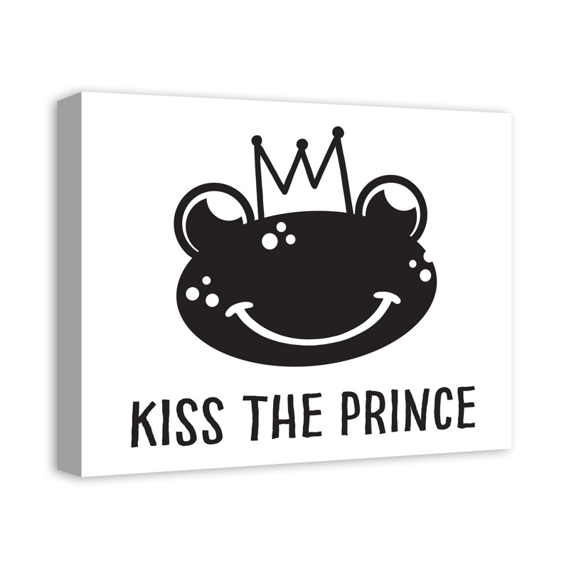 « baiser the prince », art sur toile Malvina