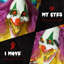 Cadavre de clown animé Animatronic