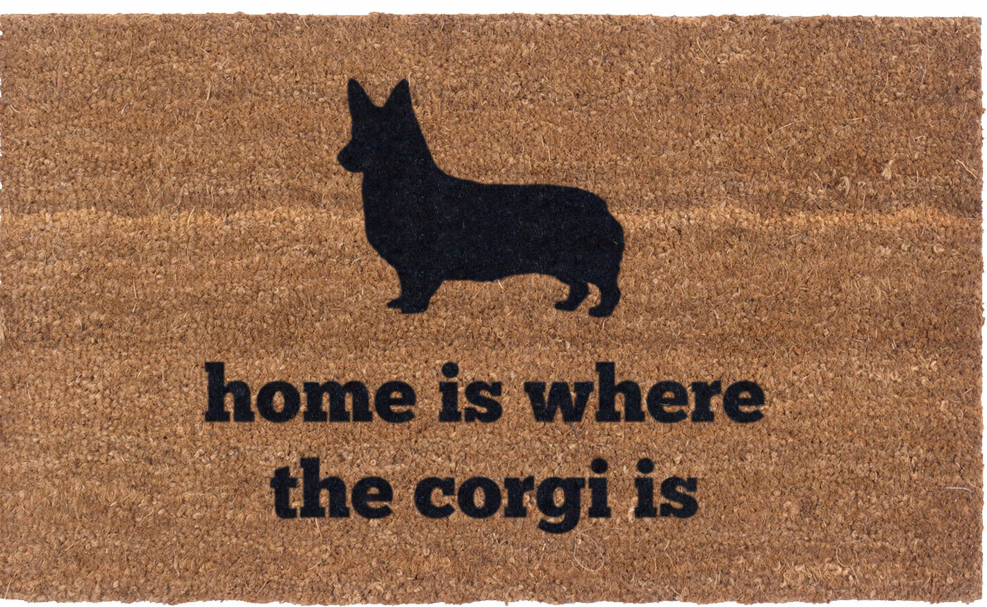 Mud Pie Home Is Where The Dog Is Coir Door Mat