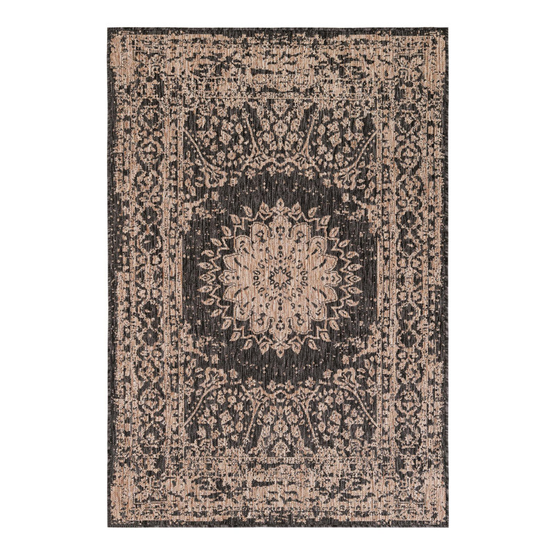 Tapis intérieur / extérieur Ornate Lamotte, Rectangle 4 pi 1 po x 6 pi 1 po