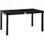 6 tables d'extérieur, aspect de patio rectangulaire, pieds en aluminium, noir imperméable pour la table de salle à manger «Garden Wonderful Time» 6, forme, aspect attrayant