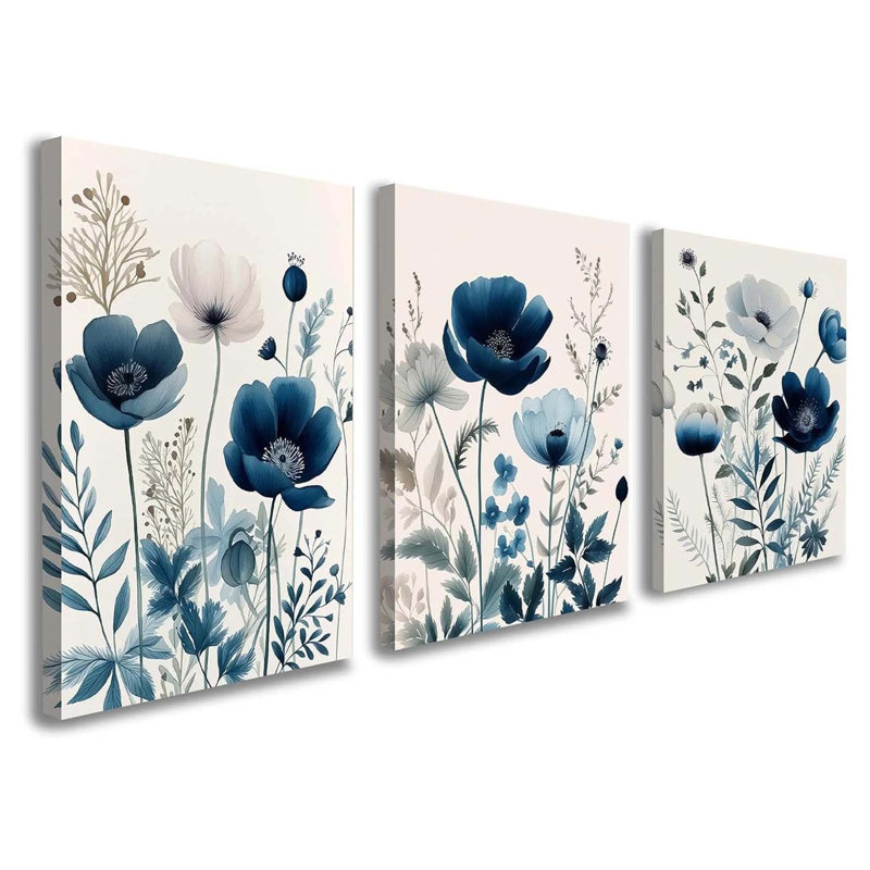 3 Piece Wrapped Canvas Wall Art