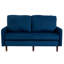 Milman 144.5Cm Velvet Square Arms Loveseat-434294753