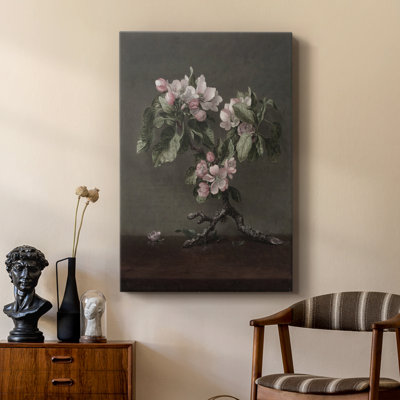 Vintage Floral Print XCII -Custom Wrapped Gallery Cavas