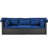 Deck Daybed With Retractable Awning And Comfy Cushions For Outdoor Patio Removable Canopy Water- Cushion Padding Pool-1278854805