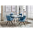 Tegan Round Metal Base Dining Table