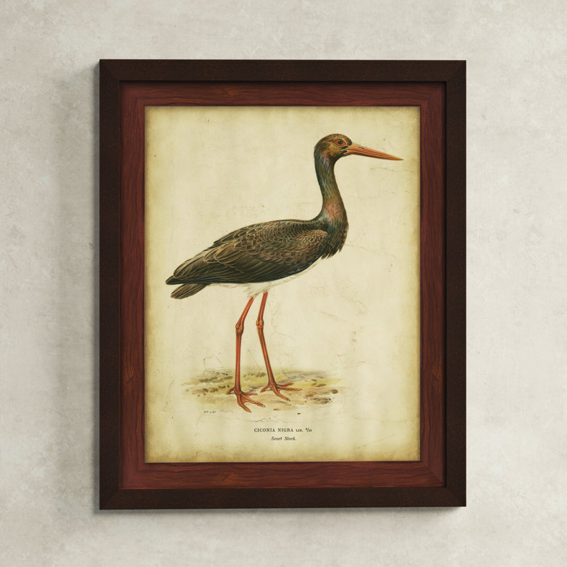 Bratcher " Embellished Vintage Heron I "