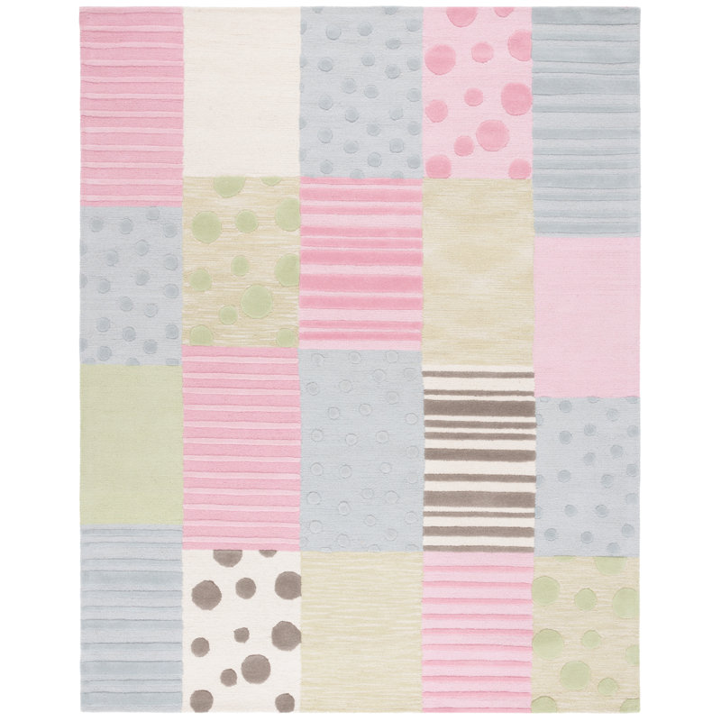 Kruetzen Hand Tufted 80% Wool And 20% Cotton Rug, Rectangle 8' x 10'
