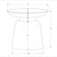 Table de bout cylindrique en acier Abdisamad-296930364