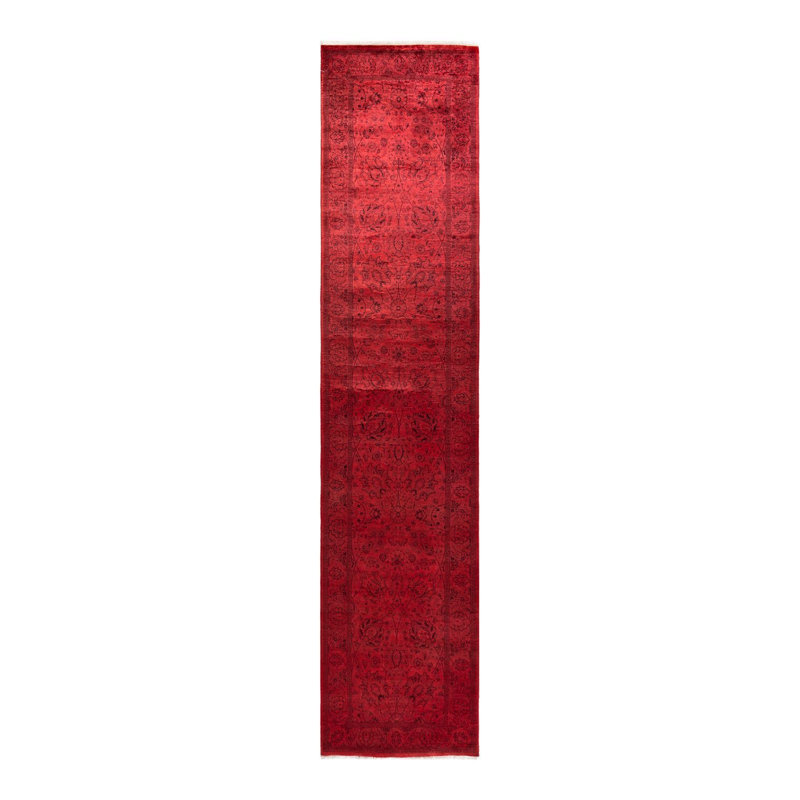 Tapis rouge nouvel âge 2 pi 8 po x 12 pi Cynara