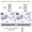 Bonde escamotable de salle de bain avec trop-plein, acier inoxydable, une pièce-106363815