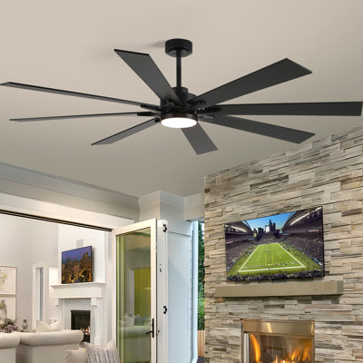 Delanei Ceiling Fan with LED Lights