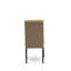 5 Piece Kitchen Set for 4 Includes a Rectangle Dining Room Table with Butterfly Leaf and 4 Light Sable Linen Fabric Parsons Chairs, Black-452332296-452332300-452332301
