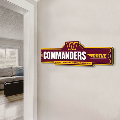 NFL Washington Commanders Street Sign
