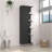 Corner Cabinet Womppi, Five Open Shelves, Single Door, Black Wengue Finish-1917530466