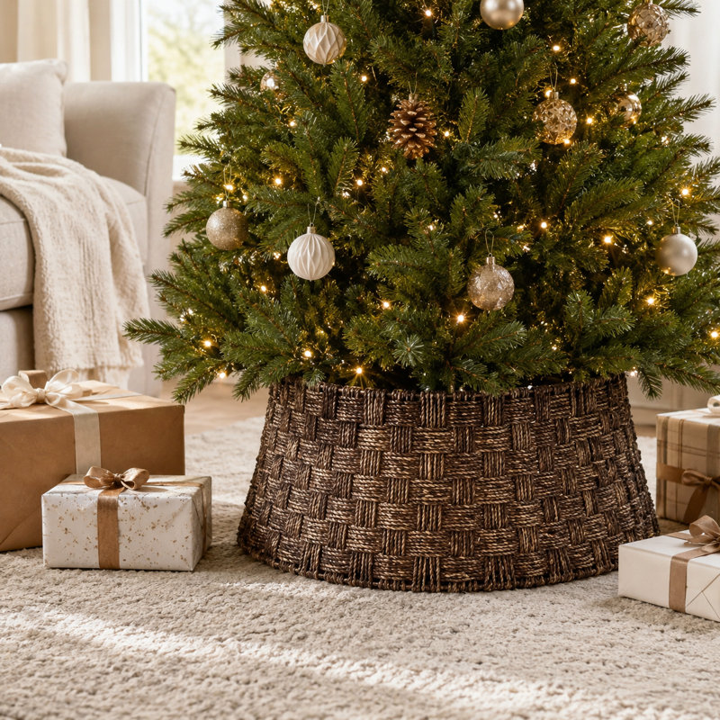 Stephan Roberts Solid Color Seagrass Tree Color, Brown