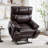 Aura 40.56" W Oversize Dual Motor Power Lift Recliner Chair With Heated And Massage Hidden Cup Holder-1655456292