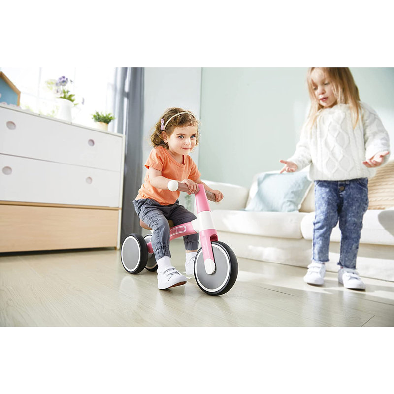 Hape Balance Tricycle With Magnesium Frame, Ages 18 Months And Up, Vespa Pink