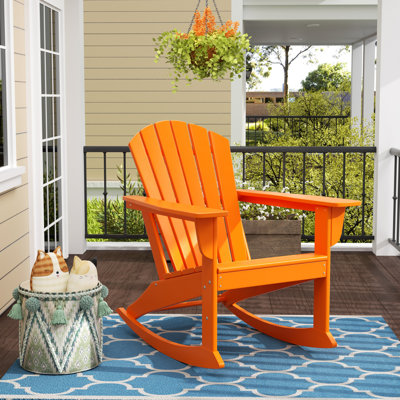 Chaise Adirondack berçante en PEHD Geoff