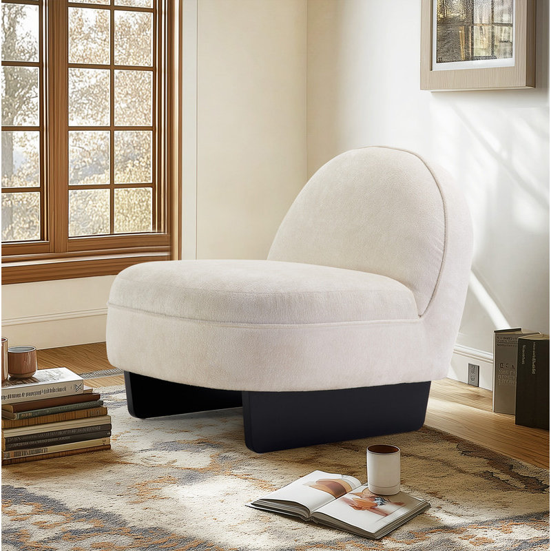 Fauteuil Teddy, Crème, crème