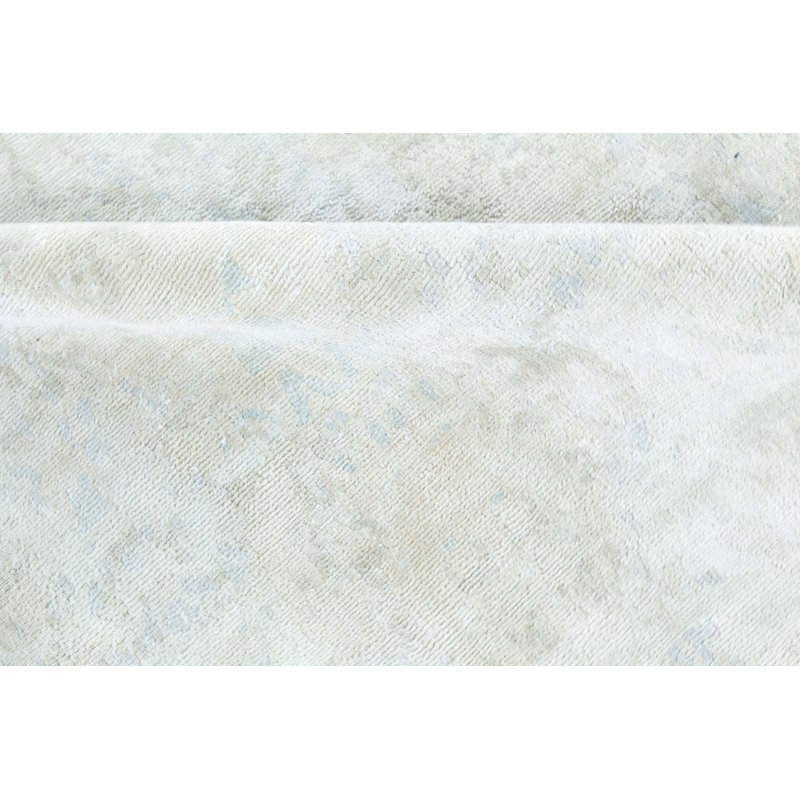 Modern One-of-a-Kind Runner 3' X 21' Hand Knotted Area Rug
