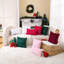 Coussins décoratifs de Noël 18 x 18 ensemble de 2 housses de coussins de Noël décoratifs brodés pour la maison
