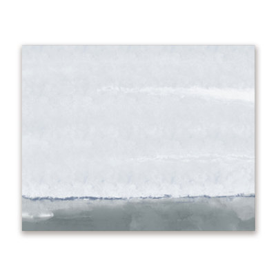 Coastal Retreat Silver Seas: Abstract Oceanscape