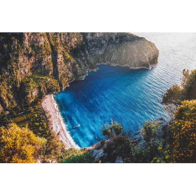 Aerial View Of Kelebekler Vadisi by Serts - Wrapped Canvas Print