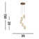 Kalicki 5 - Light Unique/Statement LED Chandelier