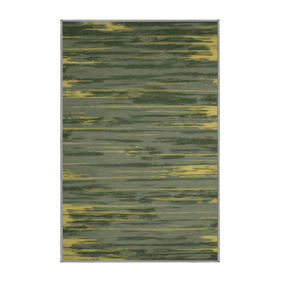 Tapis abstrait lavable à la machine