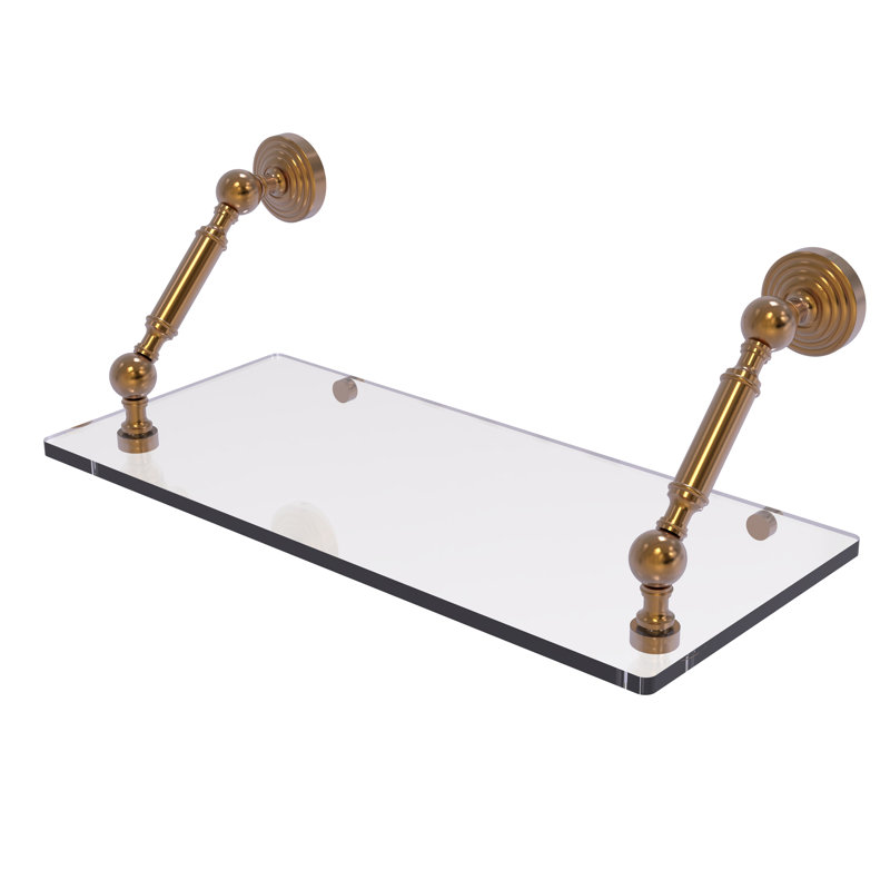 Tablette flottante Beresford, Bronze brossé, H 7,3 po x l 18 po x P 8 po
