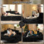 Méridienne double surdimensionnée 80 po