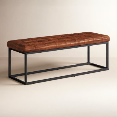 Pearson Genuine Leather Bedroom Bench