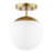 Statler Glass Semi Flush Mount-2010117114