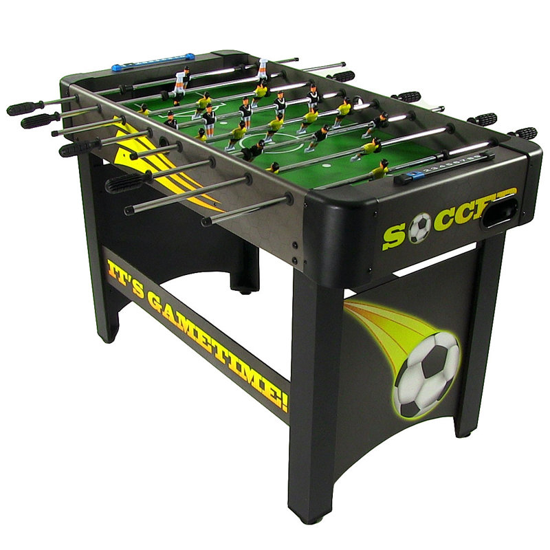Holmes Arlmont & Co. 2-Player Indoor Foosball Table with 2 Balls, Black