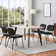 Bulhary Metal Base Dining Table