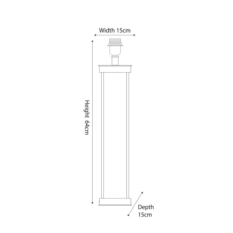 Aidric Metal Lamp Base Lamp