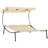 Wade 67'' Long Double Chaise with Cushions-1789182202