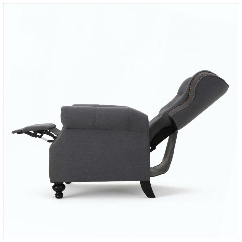 Fauteuil inclinable luxueux en cuivre avec accoudoirs et dossier inclinable confortable pour un maximum de détente