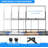 Large Rolling White Board Easel On Wheel, Maxtek 48X32 Inches Double-Sided Mobile Whiteboard, Reversible Magnetic Dry Erase Board Easel Standing Whiteboard On Wheels For Home Office Classroom-100508414