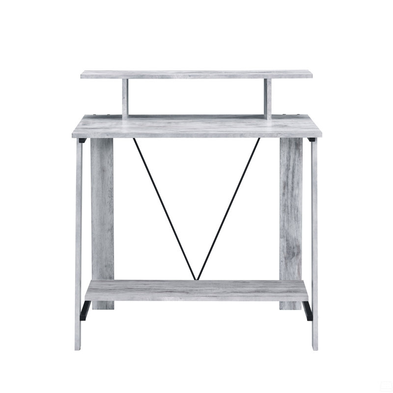 Writing Desk With Upper Shelf