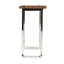 Console de style rustique avec structure en bois récupéré et en métal à l'apparence de fer