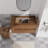 36"Wall Mounting Bathroom Vanity, Soft Close Drawer(Only Vanity, Without Basin)-834730628