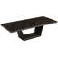 Ensemble de table de salle à manger et 6 chaises D832-wengé