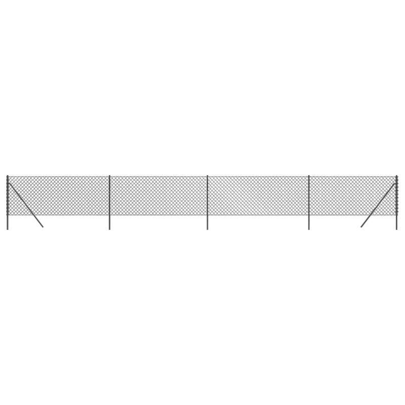 Berenices Wire Fence, 100cm H x 1000cm W, Green